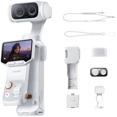 Стабилизатор Insta360 Luna Ultra Fill Light Bundle, White, белый