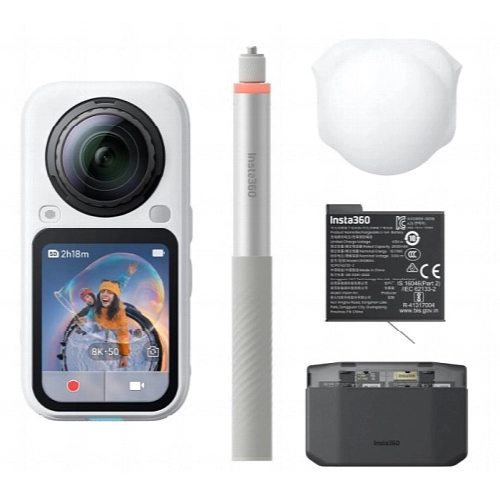 Экшн-камера Insta360 X6 Essentials Bundle, White, белый