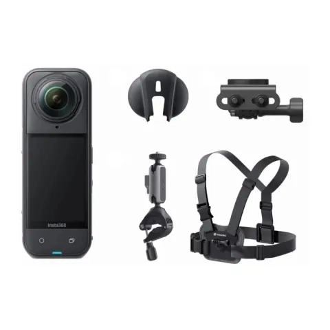 Экшн-камера Insta360 X5 Cycling Bundle, Black, черный