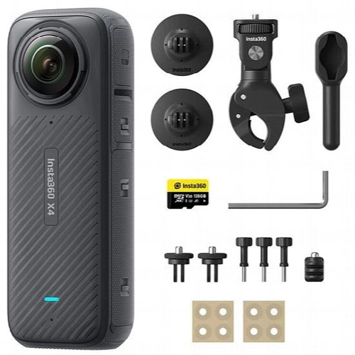 Insta360 X4 Motorcycle Bundle, Black, черный