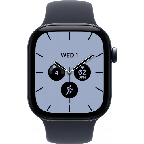 Apple Watch Series 12 46 мм, Night Blue Ceramic Case, Navy Blue Sport Band (M/L)