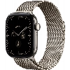 Apple Watch Series 12 46 мм, Natural Titanium Case, Natural Milanese Loop (S/M)