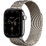 Умные часы Apple Watch Series 12 46 мм, Natural Titanium Case, Natural Milanese Loop (M/L)