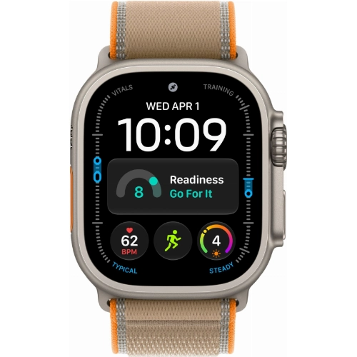 Apple Watch Ultra 4, 49 мм, Natural Titanium Sand Trail Loop M/L