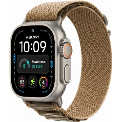 Apple Watch Ultra 4, 49 мм, Natural Titanium Desert Alpine Loop M