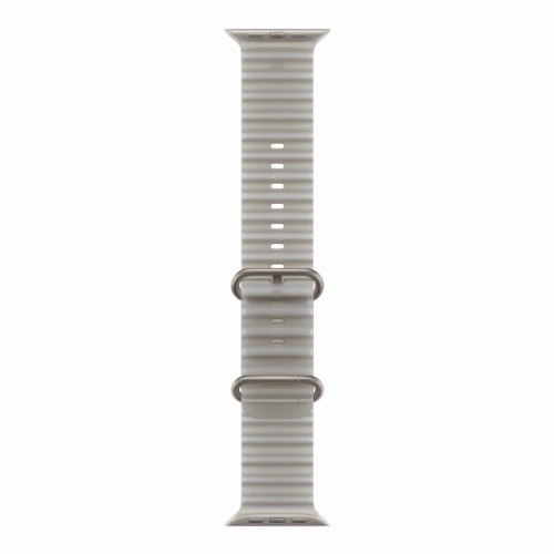 Apple Watch Ultra 4, 49 мм, Natural Titanium Translucent Gray Ocean Band