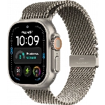 Apple Watch Ultra 4, 49 мм, Natural Titanium Natural Milanese Loop L