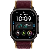 Apple Watch Ultra 4, 49 мм, Black Titanium Burgundy Trail Loop M/L