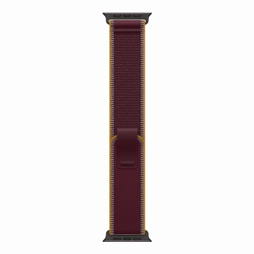 Apple Watch Ultra 4, 49 мм, Black Titanium Burgundy Trail Loop M/L