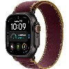 Apple Watch Ultra 4, 49 мм, Black Titanium Burgundy Trail Loop M/L