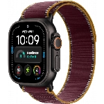 Apple Watch Ultra 4, 49 мм, Black Titanium Burgundy Trail Loop M/L