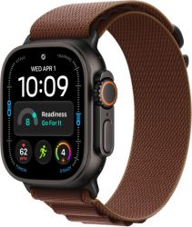 Apple Watch Ultra 4, 49 мм, Black Titanium Burgundy Alpine Loop L