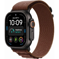 Apple Watch Ultra 4, 49 мм, Black Titanium Burgundy Alpine Loop M