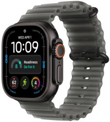 Apple Watch Ultra 4, 49 мм, Black Titanium Translucent Black Ocean Band