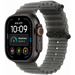 Apple Watch Ultra 4, 49 мм, Black Titanium Translucent Black Ocean Band