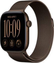 Умные часы Apple Watch Series 12 42 мм, Dark Bronze Aluminum Case, Dark Bronze Milanese Loop (M/L)