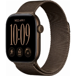 Умные часы Apple Watch Series 12 42 мм, Dark Bronze Aluminum Case, Dark Bronze Milanese Loop (M/L)