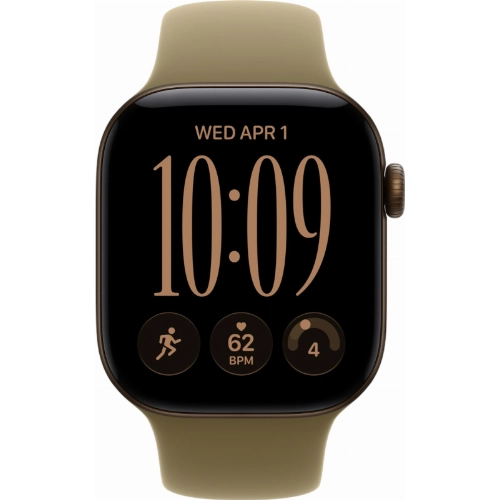 Apple Watch Series 12 42 мм, Dark Bronze Aluminum Case, Olive Sport Band (S/M)