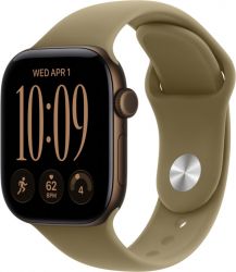 Умные часы Apple Watch Series 12 42 мм, Dark Bronze Aluminum Case, Olive Sport Band (S/M)