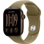 Умные часы Apple Watch Series 12 46 мм, Dark Bronze Aluminum Case, Olive Sport Band (M/L)