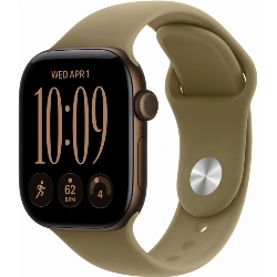 Умные часы Apple Watch Series 12 42 мм, Dark Bronze Aluminum Case, Olive Sport Band (M/L)