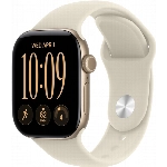 Умные часы Apple Watch Series 12 42 мм, Light Gold Aluminum Case, Sand Sport Band (M/L)