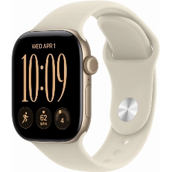 Умные часы Apple Watch Series 12 42 мм, Light Gold Aluminum Case, Sand Sport Band (M/L)