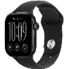 Apple Watch Series 12 46 мм, Black Aluminum Case, Black Sport Band (S/M)