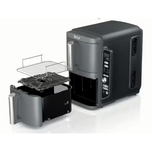 Ninja Double Stack XL Air Fryer, 9.5 л, SL400EU, темно-серый