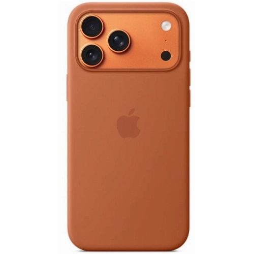 Apple iPhone 17 Pro Max Silicone Case (MGFQ4), Terra Cotta, терракотовый