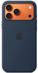 Чехол Apple iPhone 17 Pro Silicone Case (MGFH4), Midnight, темно-синий