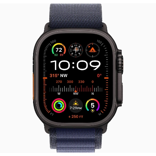 Ремешок AW 49мм Navy Alpine Loop L Black Finish
