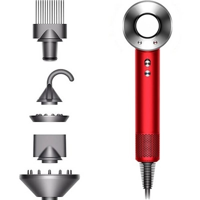 Dyson Supersonic HD07, Red/Nickel