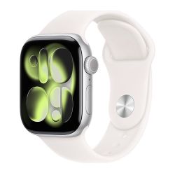 Умные часы Apple Watch Series 11 42 мм, S/M 130–200 мм, Silver Aluminum Case, Light Blush Sport Band