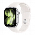 Умные часы Apple Watch Series 11 42 мм, S/M 130–200 мм, Silver Aluminum Case, Light Blush Sport Band