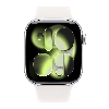 Apple Watch Series 11 42 мм, S/M 130–200 мм, Silver Aluminum Case, Light Blush Sport Band