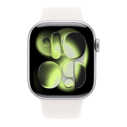 Apple Watch Series 11 42 мм, S/M 130–200 мм, Silver Aluminum Case, Light Blush Sport Band