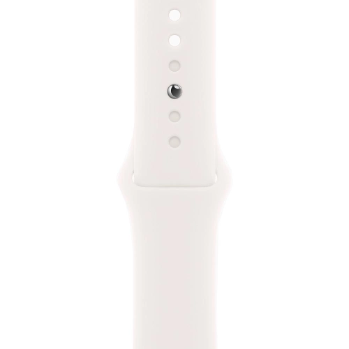 Apple Watch Series 11 42 мм, S/M 130–200 мм, Silver Aluminum Case, Light Blush Sport Band