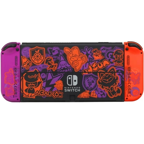 Nintendo Switch OLED, 64 Гб, Pokemon Skarlet and Violet Edition, фиолетовый/оранжевый