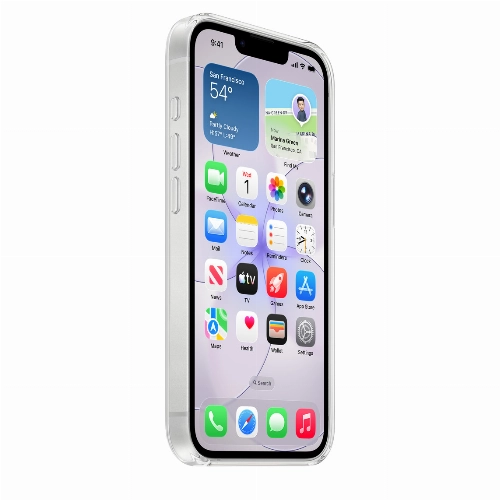 Apple iPhone 17e Clear Case с MagSafe, прозрачный MHWC4