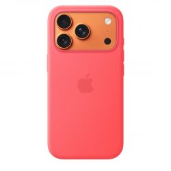 Чехол Apple iPhone 17 Pro Silicone Case (MHW04), Bright Guava, гуава