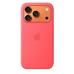 Чехол Apple iPhone 17 Pro Silicone Case (MHW04), Bright Guava, гуава