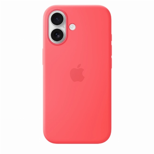 Apple iPhone 17 Silicone Case (MHVQ4), Bright Guava, гуава
