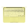 Apple MacBook Neo 13" (A18 Pro, 6C СPU/5С GPU, 2026), MHFD4, 8/256 Гб, желтый цитрус