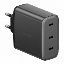 Сетевое зарядное устройство EnergEA AmpCharge GaN100 3C PD/PPS/QC3.0 100W, Gunmetal