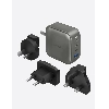 EnergEA Travelworld GaN100 3C1A PD/PPS/QC3.0 100W, Gunmetal