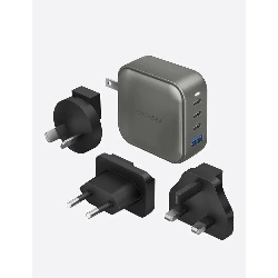 Сетевое зарядное устройство EnergEA Travelworld GaN100 3C1A PD/PPS/QC3.0 100W, Gunmetal