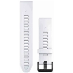 Ремешок Garmin Quick Release Band (18 mm) WHITE SILICONE WITH BLACK HARDWARE