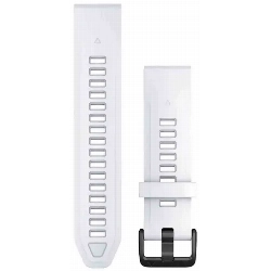 Ремешок Garmin Quick Release Band (18 mm) WHITE SILICONE WITH BLACK HARDWARE