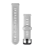 Garmin Quickfit 22 Watch Band Whitestone Silicone with Slate Hardware Forerunner 945